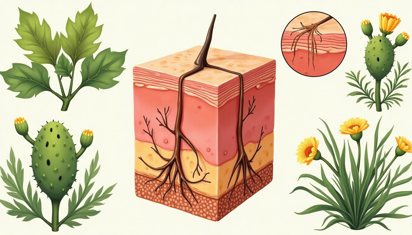 ปฏิกิริยาทางผิวหนังจากพืชสมุนไพร — ลมพิษ ผื่นระคายเคือง และผื่นแพ้