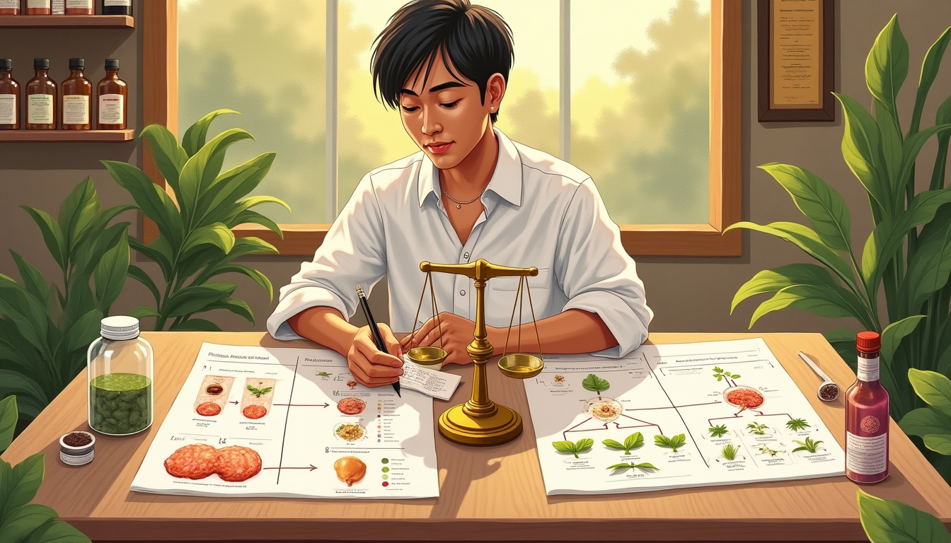 กรณีศึกษา — การเลือกสมุนไพรสำหรับผู้ป่วยจริง