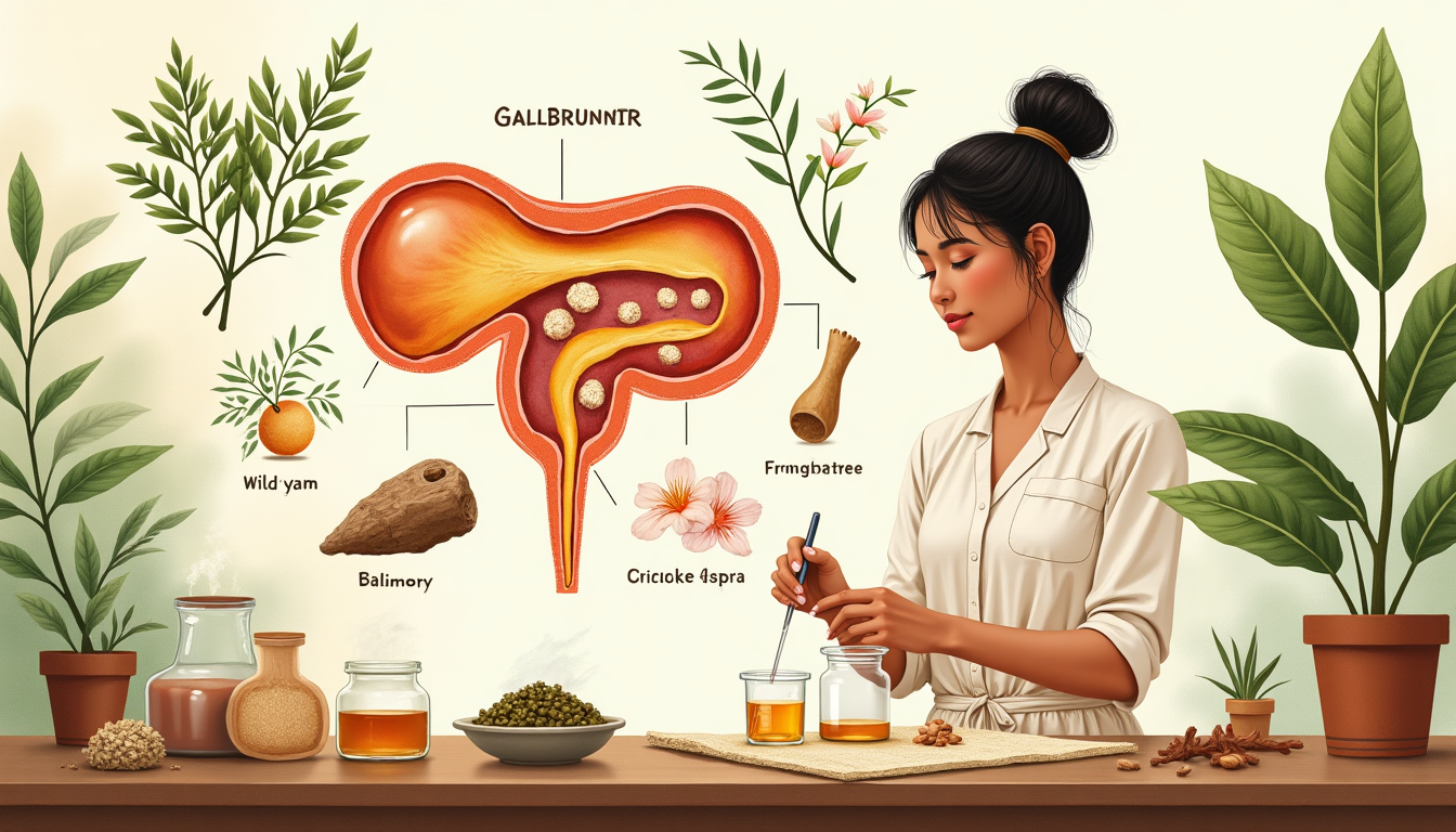 สมุนไพรรักษาโรคถุงน้ำดีและนิ่ว