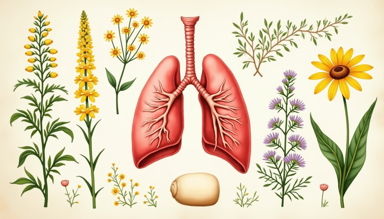 ระบบทางเดินหายใจกับสมุนไพร — ปอด ต้นไม้ ธรรมชาติ