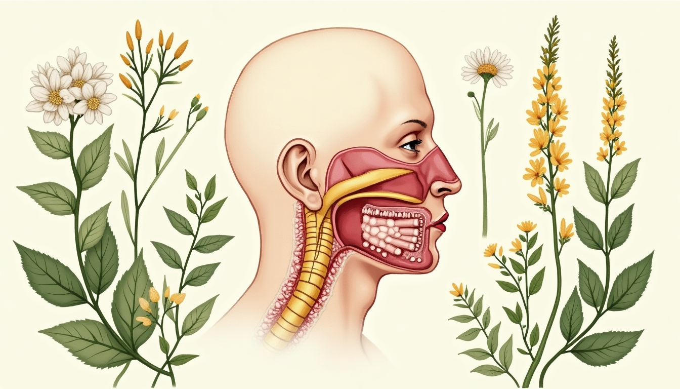 ทางเดินหายใจส่วนบนและสมุนไพร — จมูก คอ ไซนัส